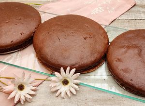 Una foto de 🍫Bizcochuelo chocolatoso esponjoso y húmedo - Chocolate de taza + cacao amargo - Fácil y rendidor 🍫