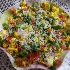 Cheese popcorn chat/bhel A picture of Cheese popcorn chat/bhel.