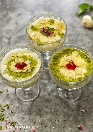 صورة لوصفة رز بلبن مصري rice Pudding