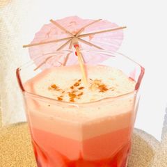 A picture of Rooh afza milkshake.