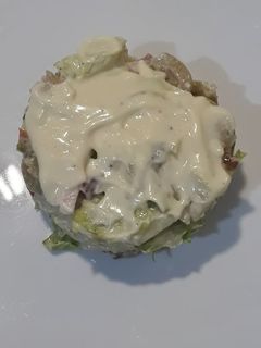 Una foto de Ensalada de patata con mayonesa de trufa