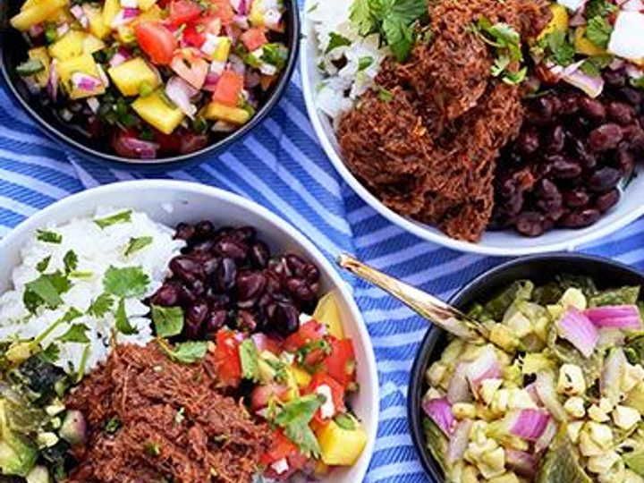 Easy Way Prepare Recipe Burrito Bowls with Chipotle-Lime Shredded Wagyu Beef that is  Makes Drooling, Addictive}