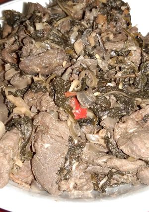 Foto resep Daging masak daun myana