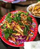 Gỏi Bắp Cải Tím Dầu Giấm Chay