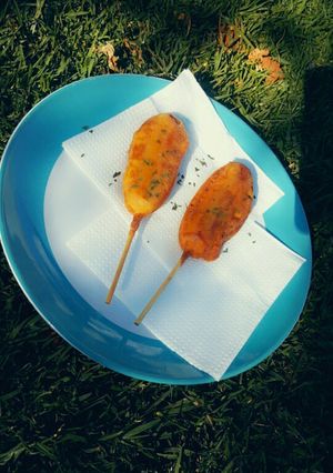 A picture of Corndogs.