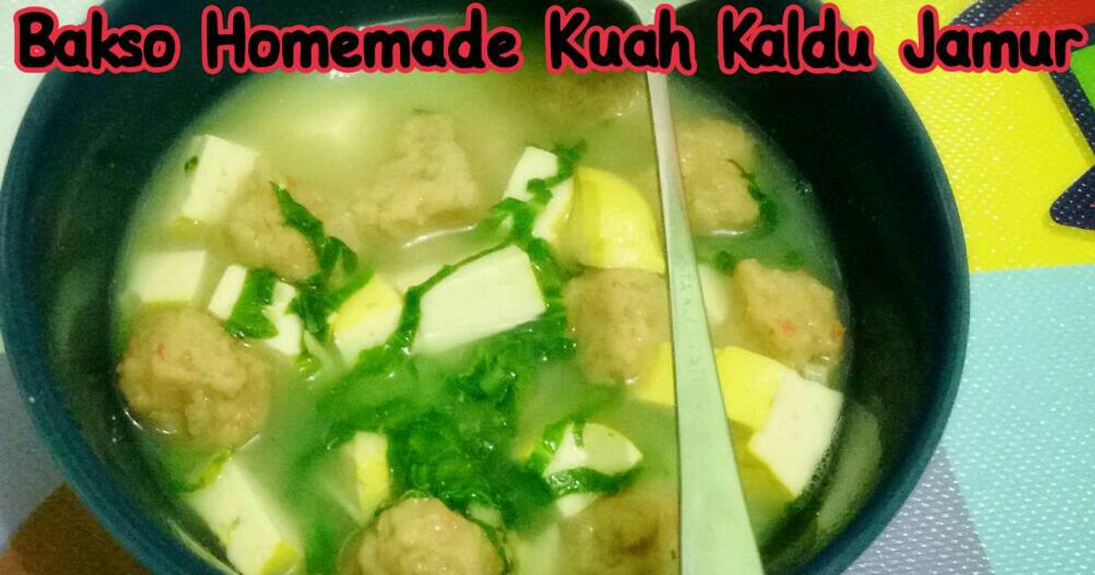  Resep  Bakso  Homemade  Kuah  Kaldu Jamur toddler meal oleh 