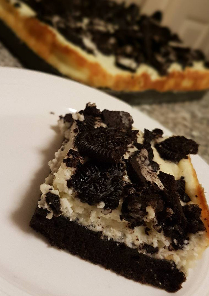 Una foto de Torta Oreo y ricota al horno