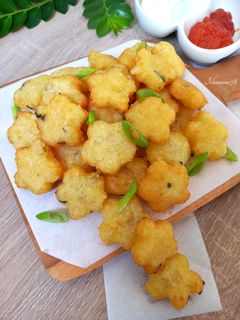 Foto resep Kentang goreng keju bunga bisa untuk MPASI 12bln+