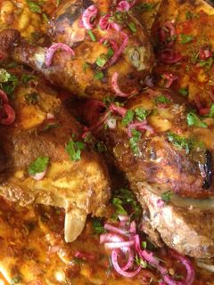 صورة لوصفة دجاج على الطريقة التركية