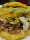 Arepa🫓de Pollo🍗hawaiana🥯🍍🥑