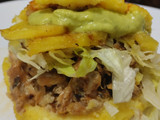 Arepa🫓de Pollo🍗hawaiana🥯🍍🥑