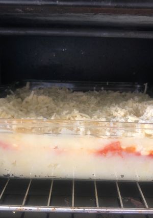 Una foto de Tambor de papa con jamón y queso