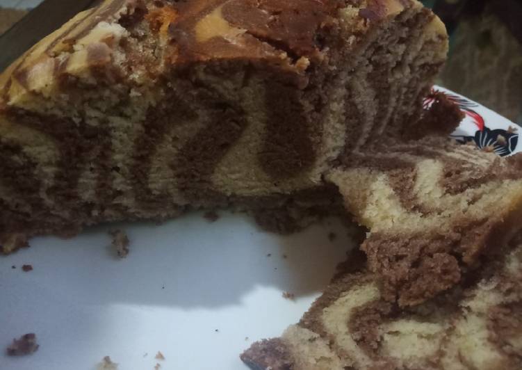 Recipe of Award-winning Zebra cake #endofyearchallenge Cooking Basics for Newbies