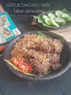 Foto resep Gepuk Daging Sapi tabur Serundeng (untuk frozen food)