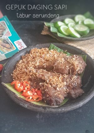 Foto resep Gepuk Daging Sapi tabur Serundeng (untuk frozen food)