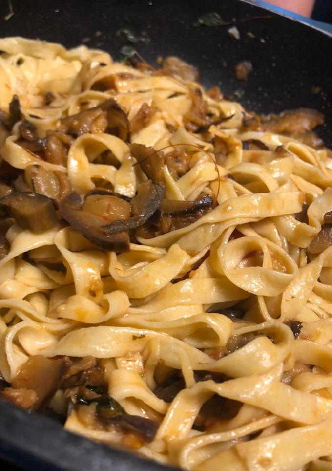 Una foto de Pasta alla norma