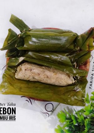 Foto resep Pepes Tahu Rebon Bumbu Iris