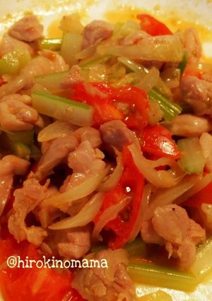 Foto resep Ayam tumis batang seledri