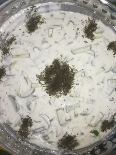 صورة لوصفة خيار باللبن