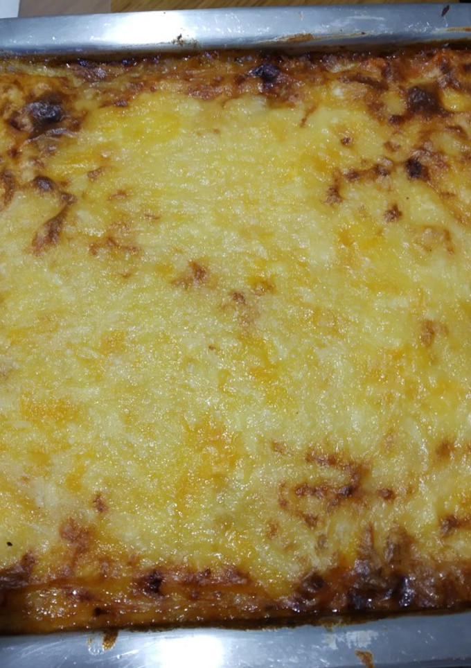 Una foto de Lasaña de patatas