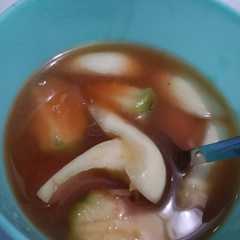 A picture of Asinan salak dan kedongdong.