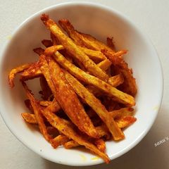 A picture of Spicy Taro French Fries.