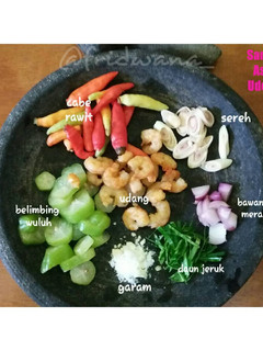 Foto resep Sambal Ganja a.k.a. Sambal Asam Udeung (khas Aceh)