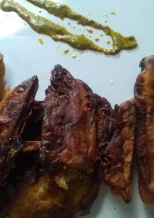 A picture of Beguni(Brinjal fry).