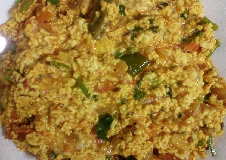 Recipe of Speedy Tofu bhurji