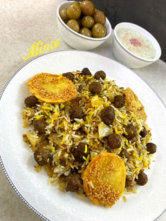 عکسی از دستور کلم پلو با کوفته قلقلی