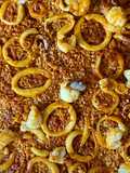 Paella de rape y calamares