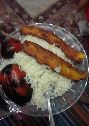 عکسی از دستور کباب تابه ای مرغ