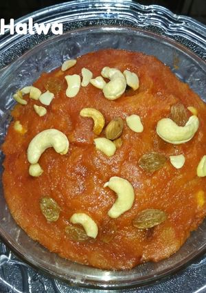 A picture of Papaya Fruit Halwa.