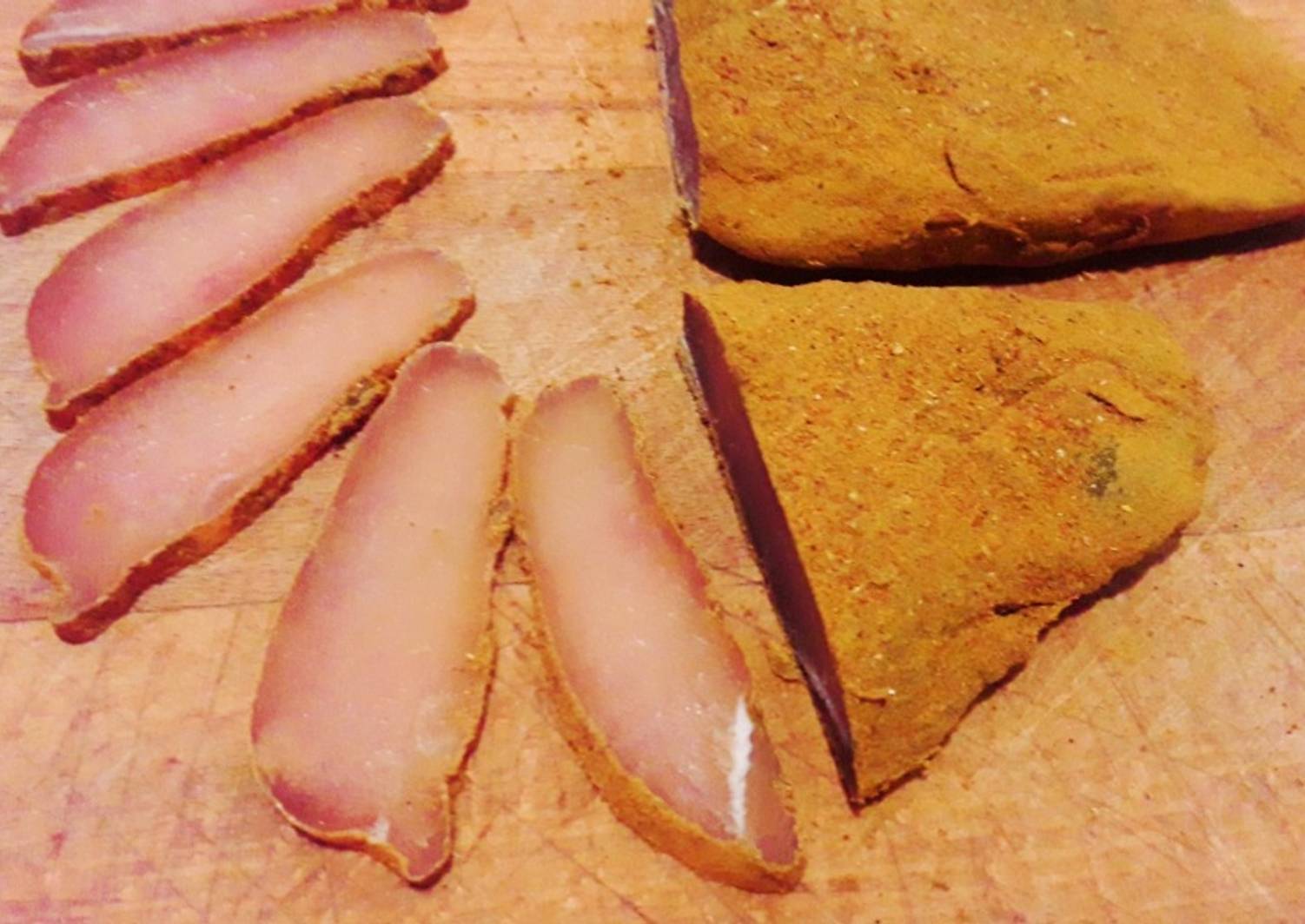 Бастурма из куриной грудки в домашних условиях рецепт с фото пошагово