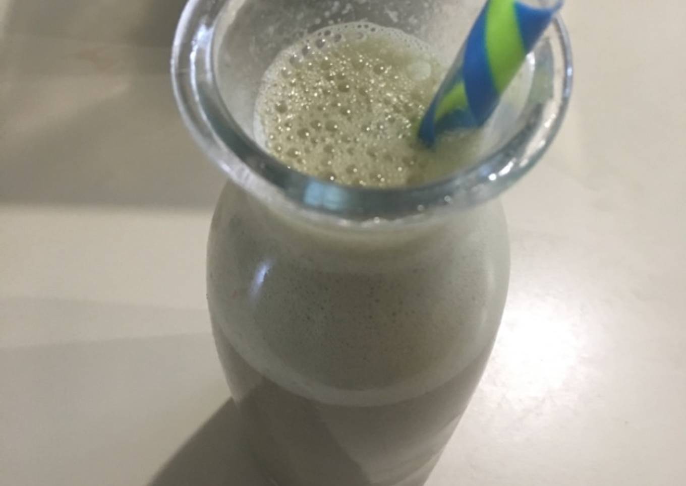 Batido Yogurt-Espinacas-Piña (smoothie)