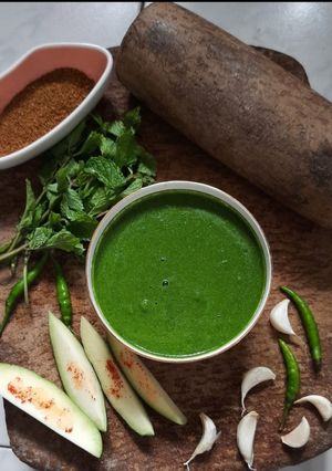 ধনেপাতার চাটনি(dhonepatar chutney recipe in Bengali) রেসিপির প্রধান ছবি
