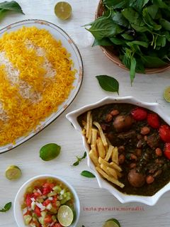 عکسی از دستور خورش تره کردی خوشمزه و مجلسی