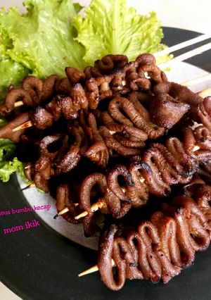 Foto resep Sate usus bumbu kecap