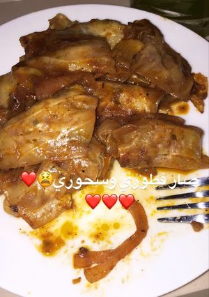 صورة لوصفة ملفوف محشي او كرومب