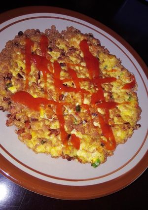 Foto resep Dadar tahu daun bawang