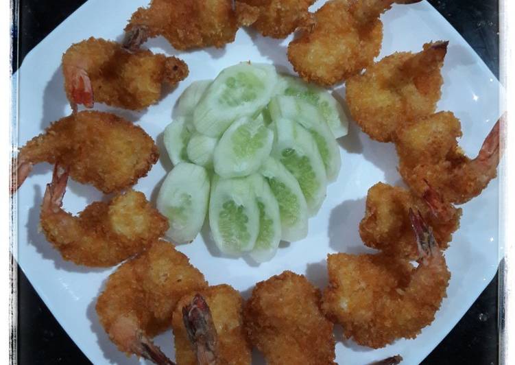 Resep 54. Udang goreng tepung Anti Gagal