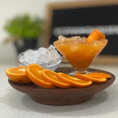 A picture of Carrot mocktail.