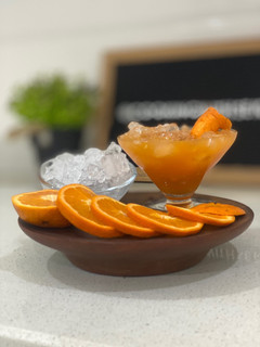 A picture of Carrot mocktail.