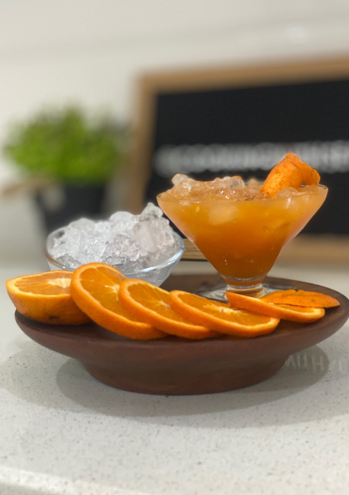 A picture of Carrot mocktail.