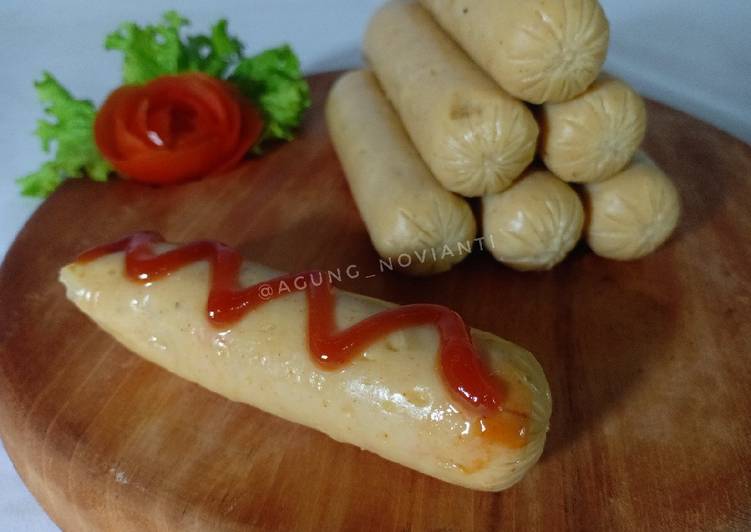 Resep Homemade Sosis Ayam Udang Anti Gagal