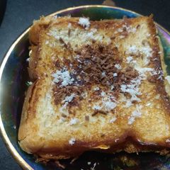 A picture of Chocolate Bread 5minute evening snack recipe.