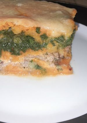 Una foto de Pastel de calabacín