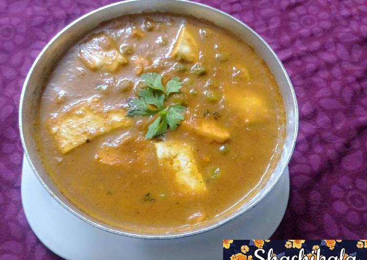 Simple Way to Make Favorite Mutter Paneer