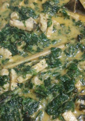 Foto resep Daun Singkong Kuah Santan
