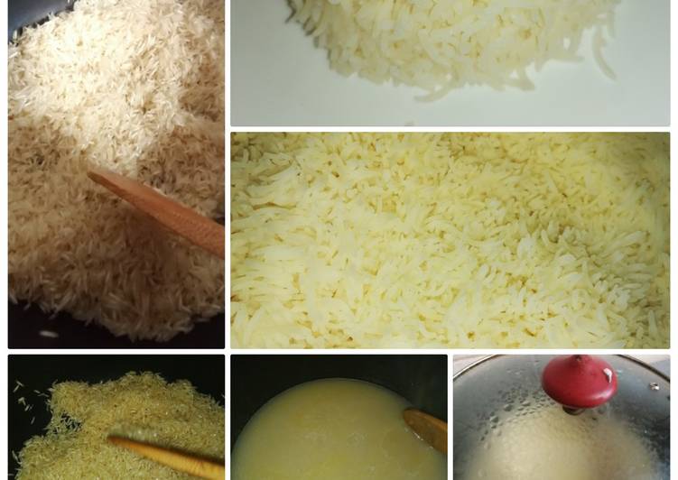 طريقه طبخ الرز البسمتي المقلي بالسمنه 😋